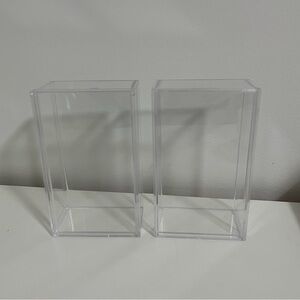 Set of 2 Acrylic Display Cases for Collectibles/Figurines